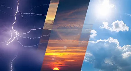 Prevision des intemperies